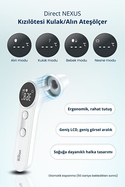 Direct NEXUS Nexus Dual Alından & Kulaktan Ateş Ölçer