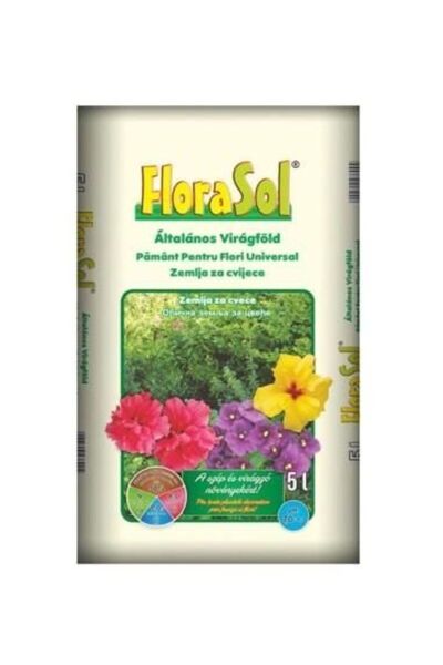 Florasol Universal potting soil, Florasol, for potted plants, 5 L