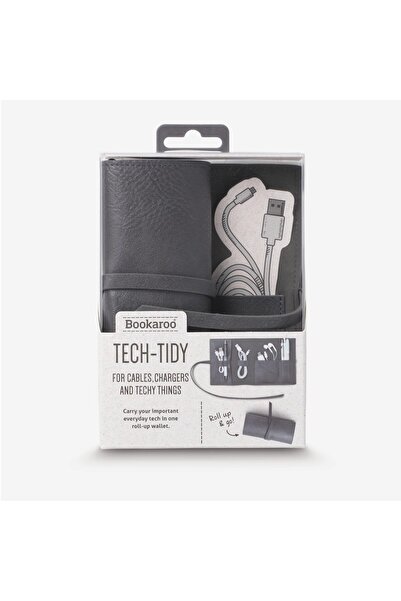 İF Bookaroo Travel Tech-Tidy Kablo Düzenleyici Charcoal
