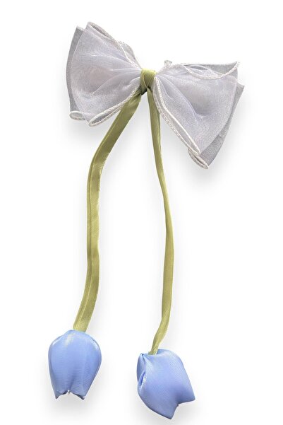 TAKIŞTIR Mixed Color Tulip Figured Ribbon Vending Machine Buckle