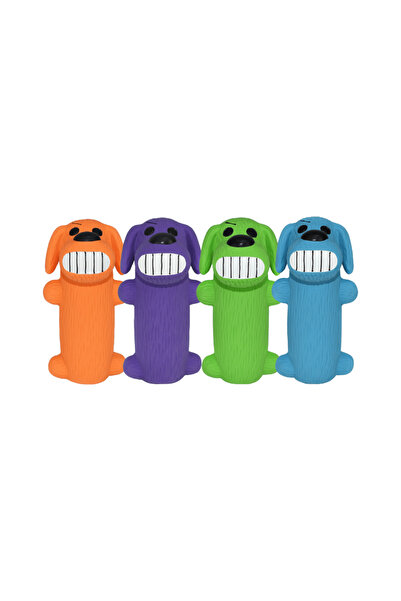 Happy Pet Loofa Latex Mini Colorful Dog Chew Toy - Sturdy and Durable Chew Toy!