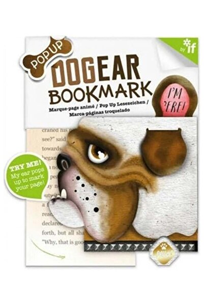 İF Dog Ear Bookmarks Kitap Ayracı : Bulldog