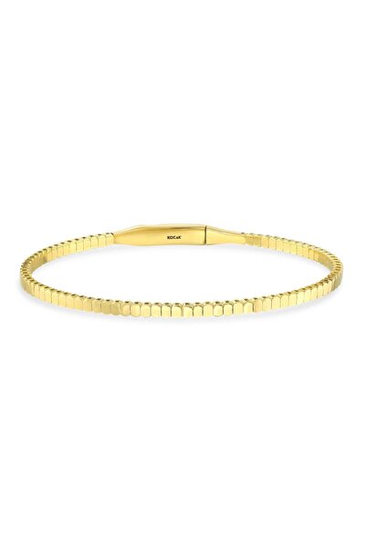 Koçak 14 Ayar Tier Tasarım Flex Sarı Altın Kelepçe