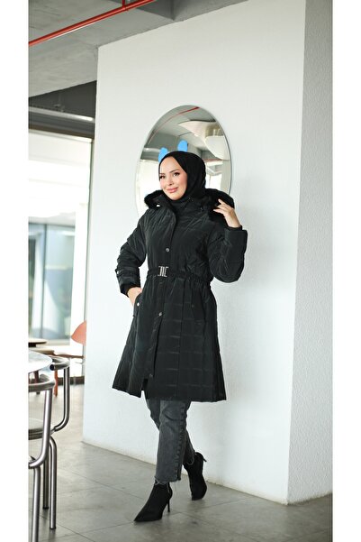 Moda İncir Nova Coat with Belt