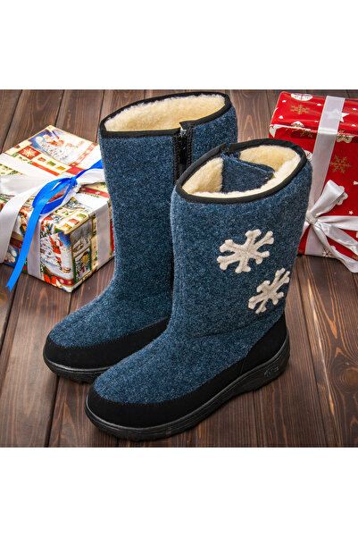 Tellus Сizme de pâslă 34-82, Albastru - 37