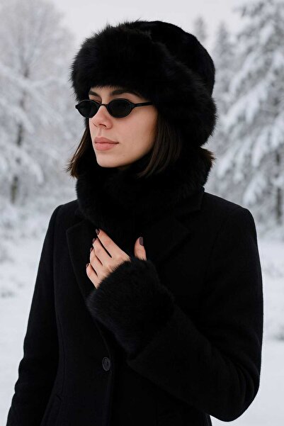 Netodak قبعة كالباك نسائية للطقس البارد، عازلة للحرارة، مظهر فرو صناعي، ملمس ...