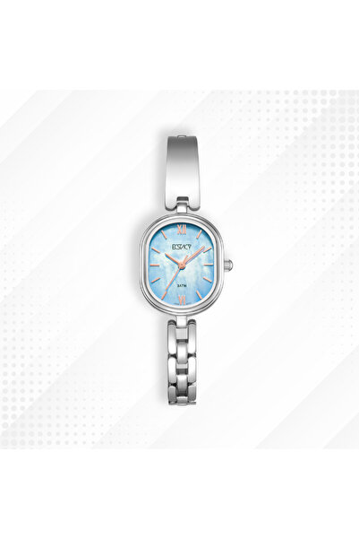 ECSTACY Women's Analog Light blue Dial Watch - E25513-SBSLK