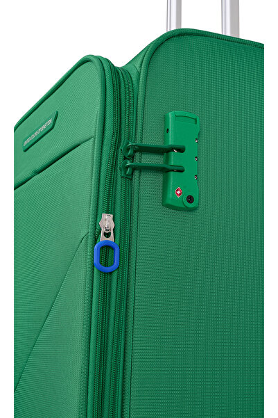 United Colors of Benetton Benetton Ekstra Hafif Lüx Kumaş 8 Tekerlekli Kabin Boy Valiz