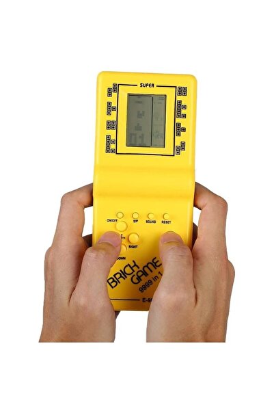 FLYME Tetris Game, LCD, ABS, 23 Games, 3.5 inch, Yellow