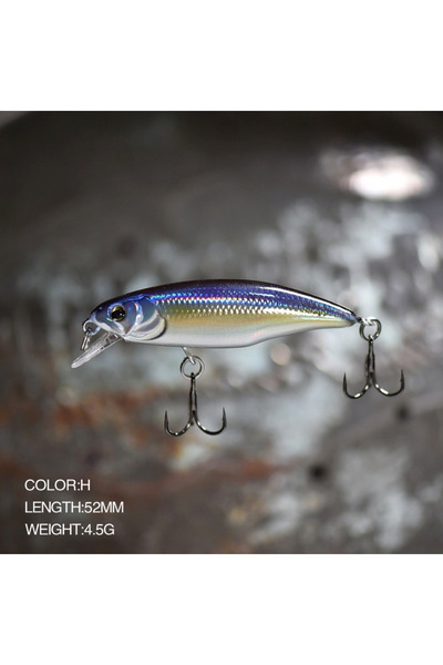 Choice 8 طُعم صيد أسماك ياباني ساخن، 52 مم، 4.5 جرام، طعم جيركبيت، سمك باس با...