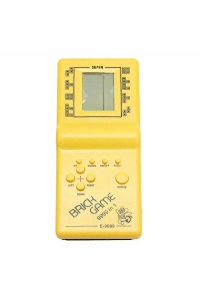 OEM Classic Tetris Game Console 9999-in-1, Brick Game, Yellow