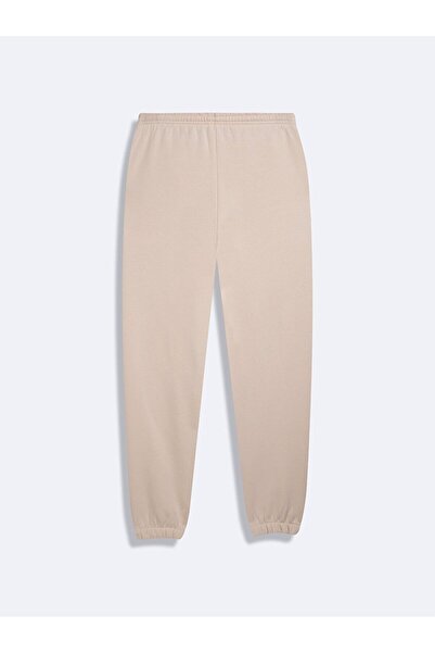 Ltb Κρεμ φόρμα με στενό πόδι με ελαστική μέση