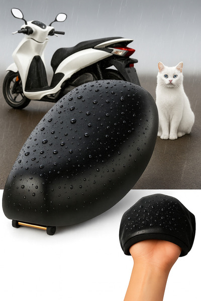 lawrenceshop غطاء مقعد جلدي للدراجة النارية من Daelim Aroma 125 غطاء من القما...