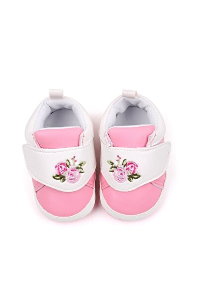 BebeNou Pink Baby Girl Shoes - Roses mdbhx3171-1-p13