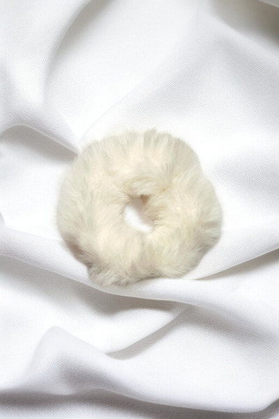 PETEK AKSESUAR Soft Plush Furry Rubber Buckle