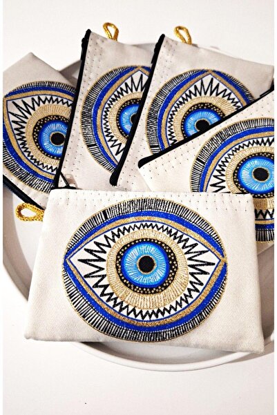 Svc Aksesuar Gift Multi-Purpose Ecru Wallet