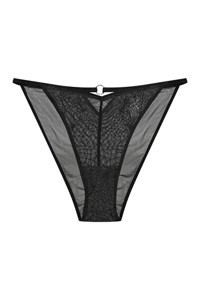 ESOTIQ Women's Elegant Briefs Panties with Embroidered Lace Front & Mesh Back Sexy | Ombre