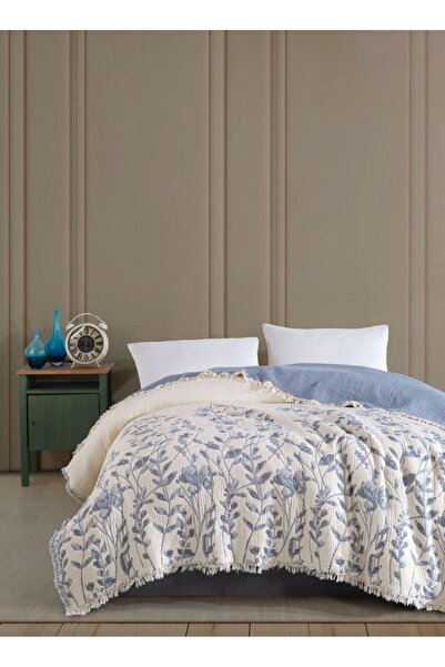 metin tekstil NORA Müslin 8 Katlı Yatak Örtüsü&Pike