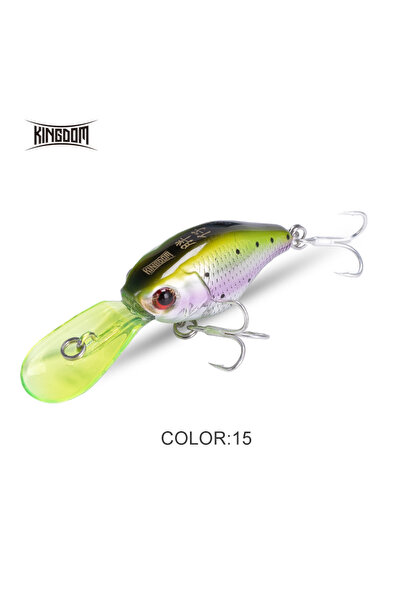 Kingdom 5 غرام 50 مم 5316-15 طُعم صيد كريزي كرانكبيتس بطيء الغرق، طعم صغير مي...