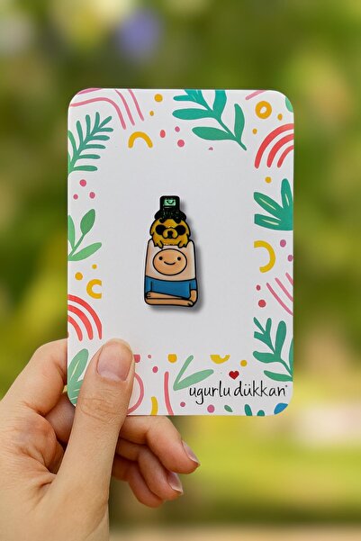 uğurlu dükkan Finn and Jacke Rozeti