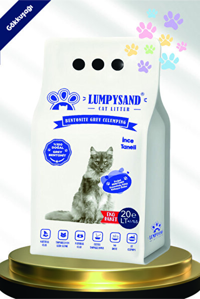 lumpysand Gökkuşağı İnce Taneli Kedi Kumu 20 lt -Cat Litter