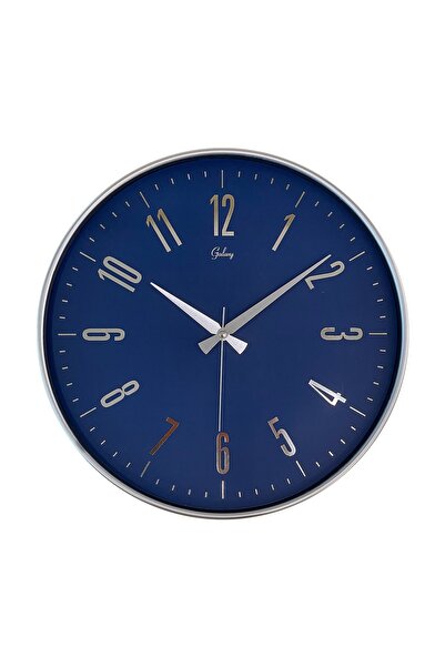 EMORES 42 Cm Gerçek Cam Sessiz Mekanizma Duvar Saati