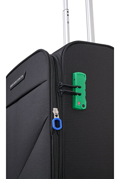 United Colors of Benetton Benetton Ekstra Hafif Lüx Kumaş 8 Tekerlekli Kabin Boy Valiz