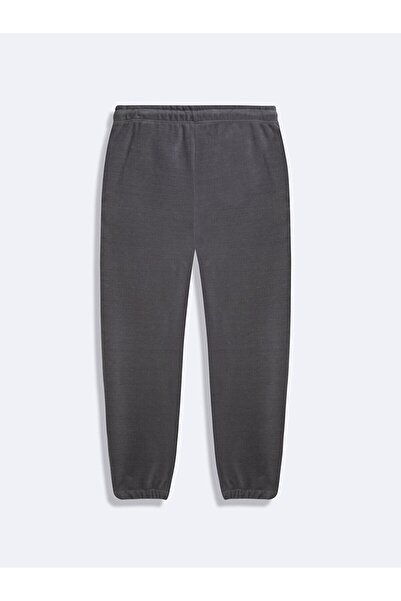 Ltb Elastic Waist Slim Fit Basic Gray Sweatpants