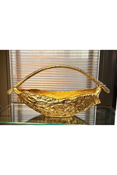 Mikasa Moor Gold Döküm Sepet Dekor 25x52cm