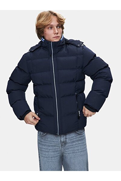 Ltb Довгорукава куртка з капюшоном, синя