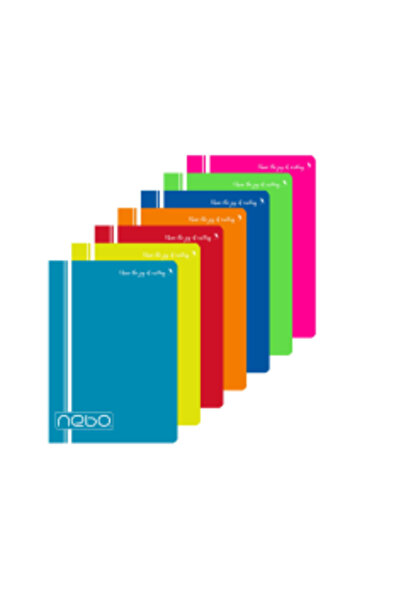 MultiColor A4 Notebook, 80 sheets, Nebo cover, various colors