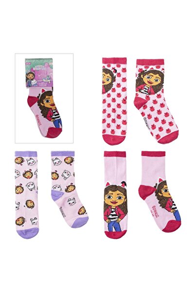 Cerda Set de 3 perechi de șosete, mărimea 23-26 EU, Cerda, Gabby's Dollhouse