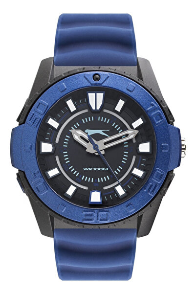 Slazenger ساعة رجالية متعددة الوظائف بمينا أسود - SL.9.6573.2.03