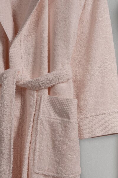 Fiesta Genç Unisex Pamuklu Tekli Bornoz