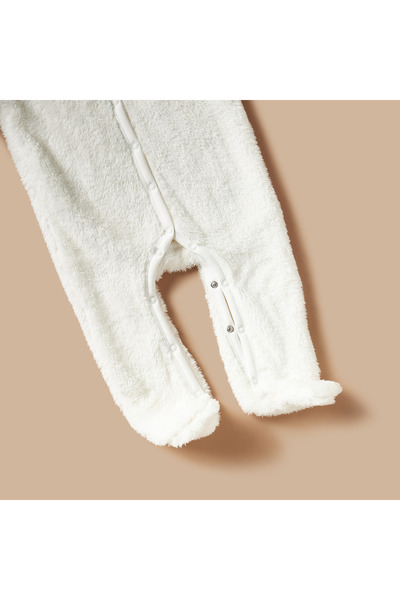 Juniors Textured Sleepsuit with Long Sleeves