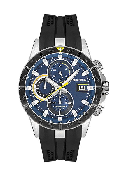 Quantum Men's Chronograph Dark Blue Dial Watch - HNG893.392