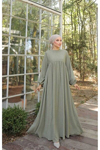 NATURAMED DÜZ ROBALI ELBİSE MEDİNE İPEĞİ KUMAŞ