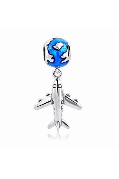 Bijuterii Nadiela Talisman Argint 925, Charm pentru bratari – Fly Around the World