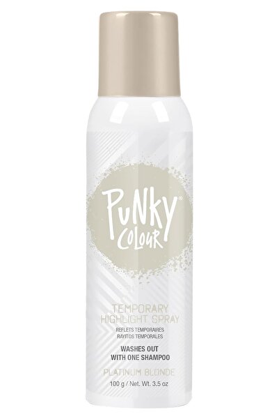 punky Colour Işıltılı ve Renkli Saç Spreyi Platinum Blonde 100GR