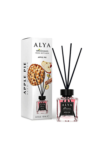 ALYA Διαχύτης χώρου με ραβδιά από ρατάν – Apple Pie (120 ml)