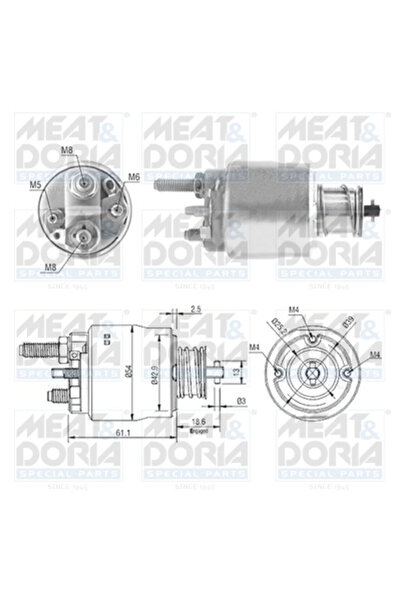 MEATDORIA Solenoid Electromotor Bmw 1/3/5