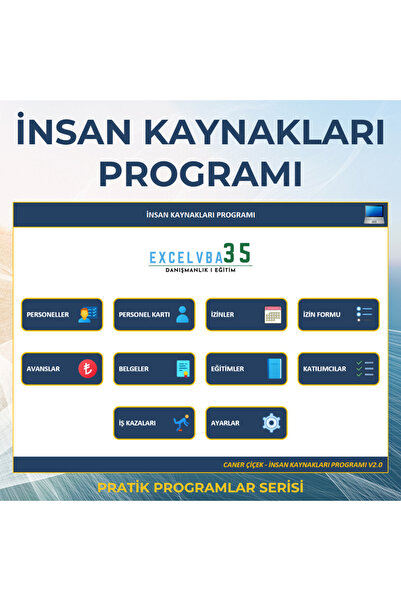 35CC SOFT İnsan Kaynakları Yönetim Programı – Excel Tabanlı Lisanslı Yazılım ...