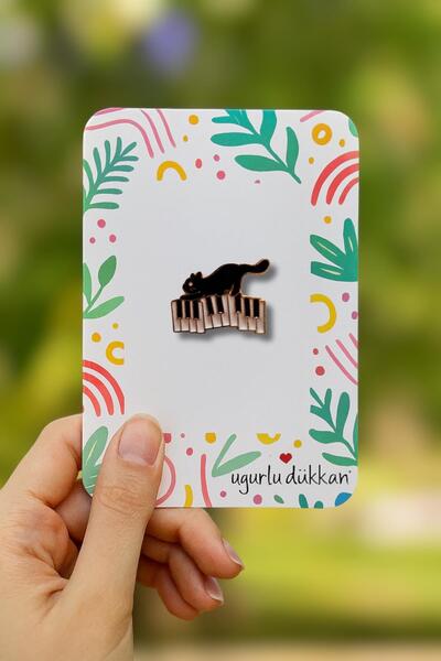 uğurlu dükkan Siyah Piyano Rozeti