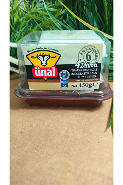 Ünal tam yağlı beyaz peynir 450 gr 4 dilim x2