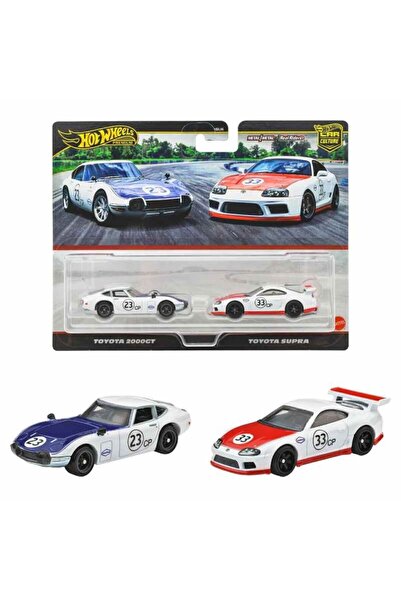 HOT WHEELS Car Culture 2’li Set – Toyota 2000GT & Toyota Supra Premium Diecast Model Araba