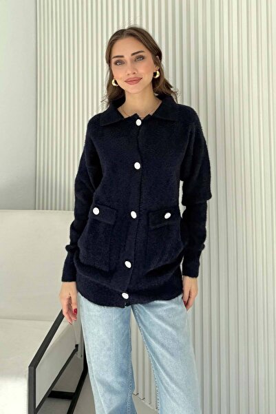 Melike Tatar Πλεκτό Ζακέτα με τσέπες 70-2471