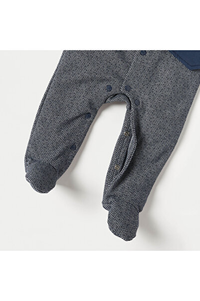 giggles Colourblock Coverall with Bow and Waistcoat Overlay