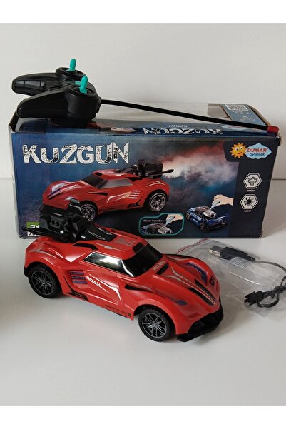 FEYSSHOP Full fonksiyon kumandalı şarjlı duman atan ışıklı süper araba .