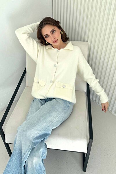 Melike Tatar Πλεκτό Ζακέτα με τσέπες 70-2471