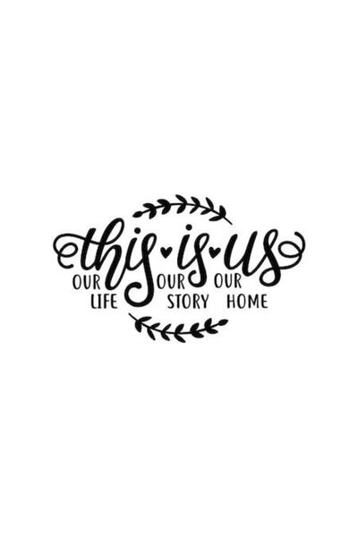 Oracal Decorative Quote Sticker "This is..", 47×80 cm, Black,